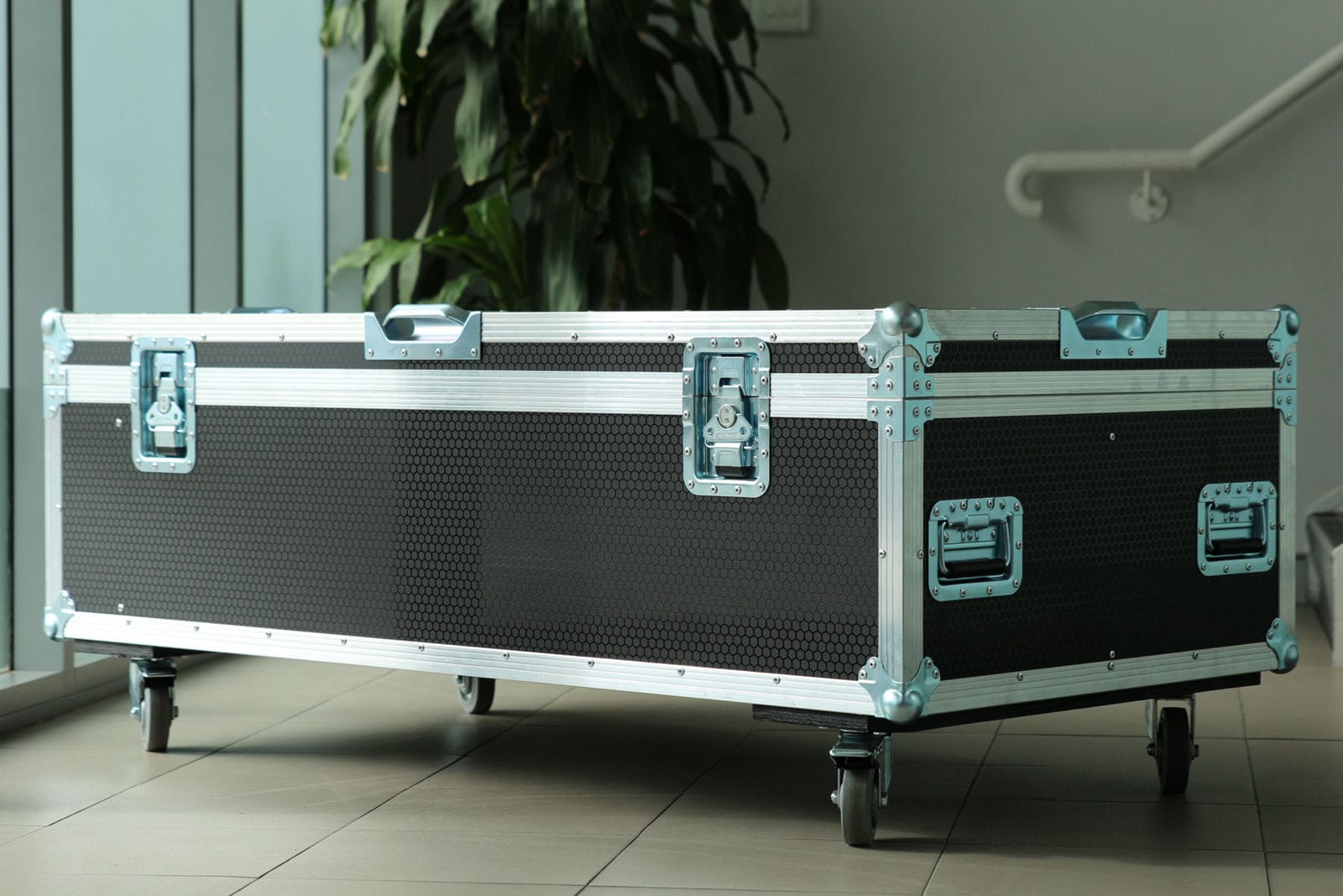 led par road case