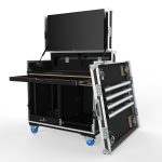 ARMOR WS-VR-ATEM-1ME-AP Flypack Video Production Workstation Road Case