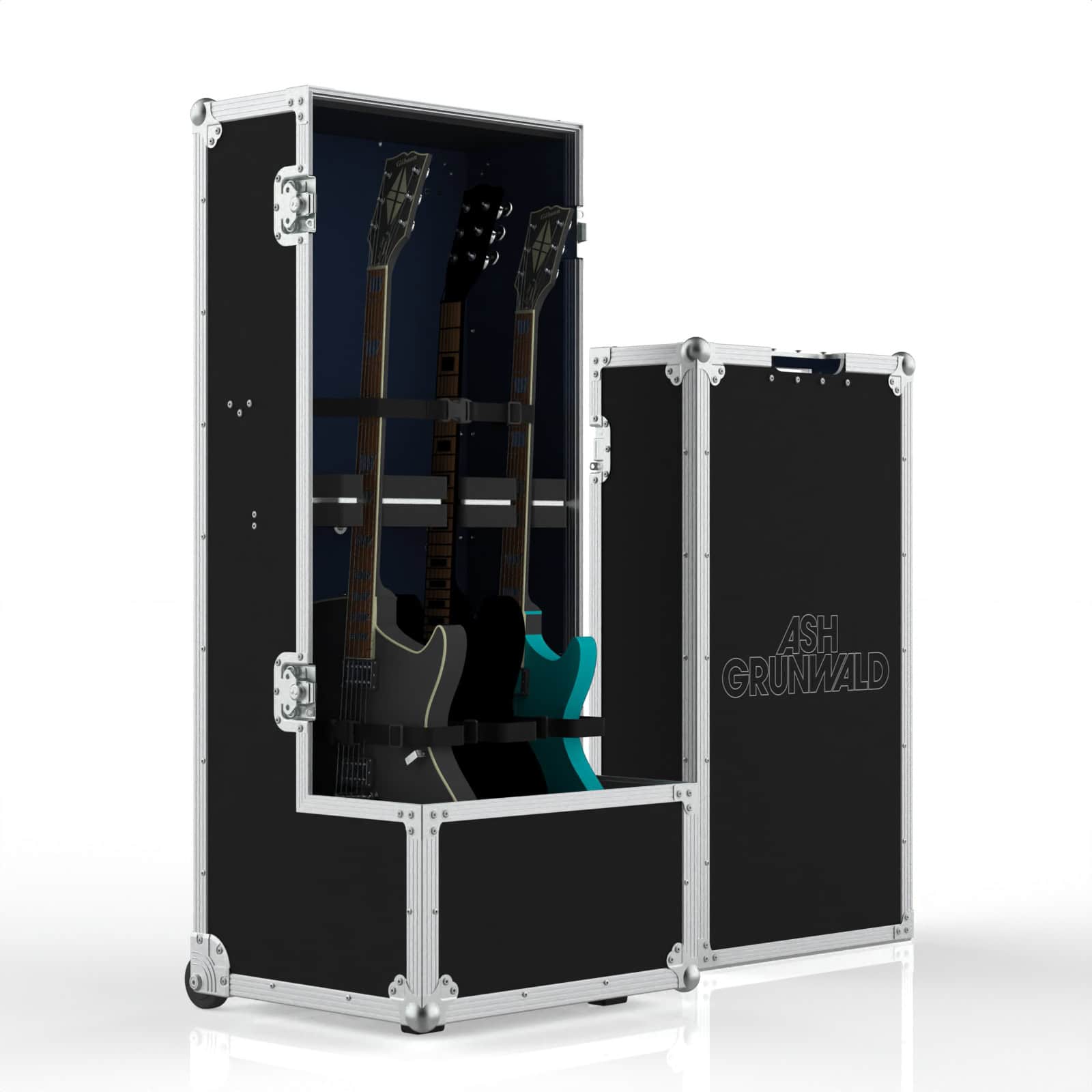 Flight Case for 3 Guitars -1