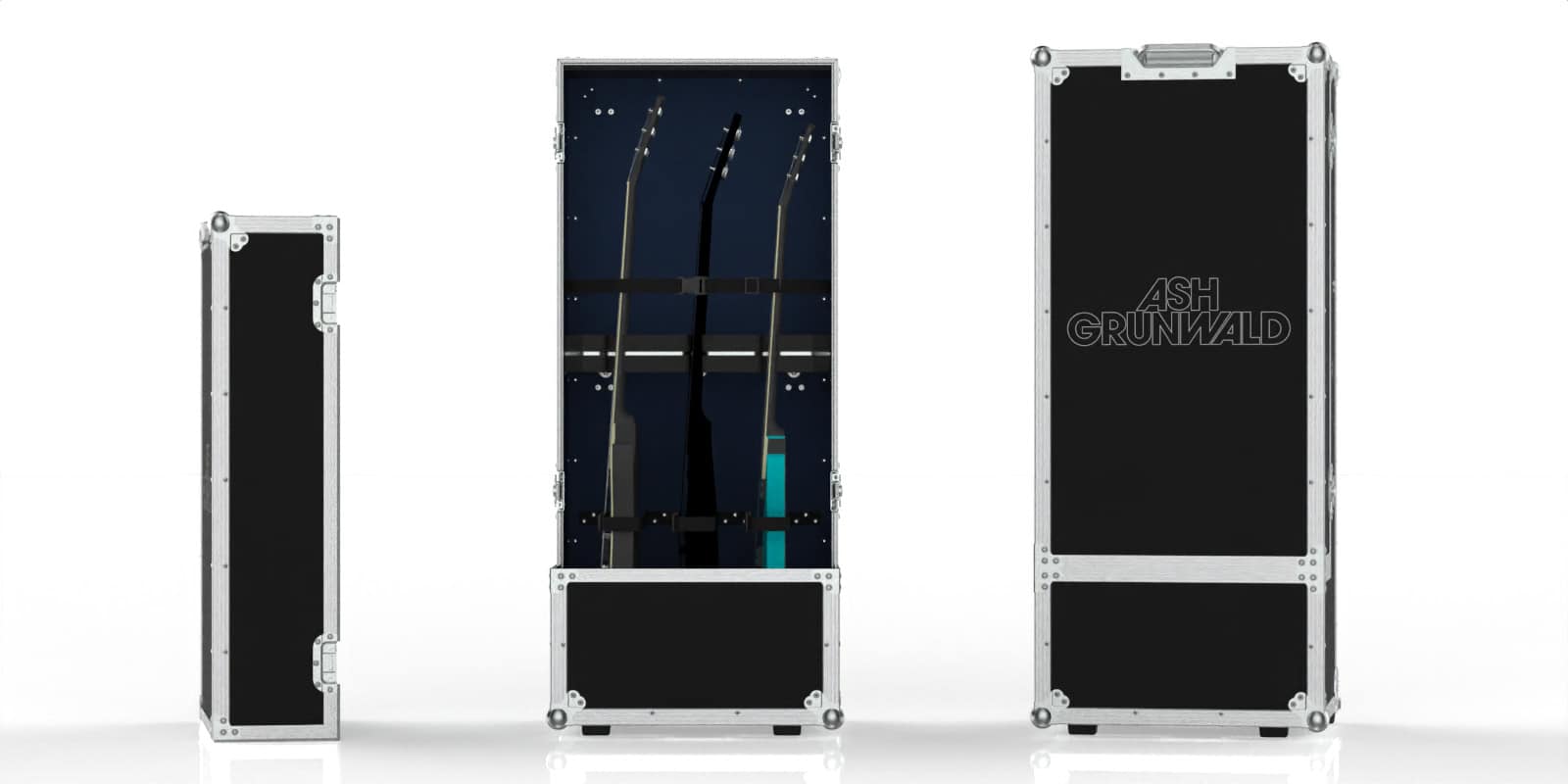 Flight Case for 3 Guitars