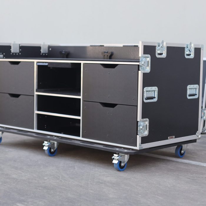 Workstation Road Case for Tigani Motorsports – Armor Road Cases